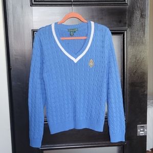 Vintage Ralph Lauren varsity pullover sweater
